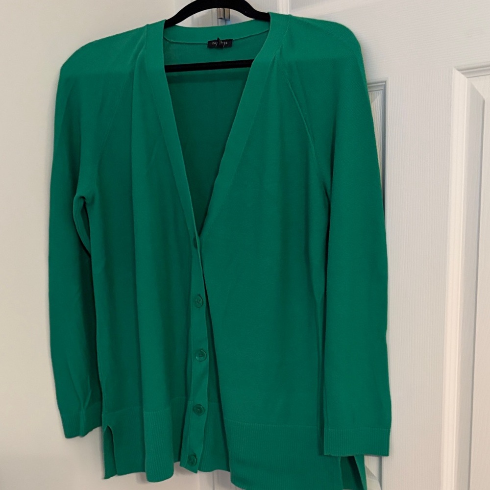 Talbots Vibrant Green Women's Cardigan
